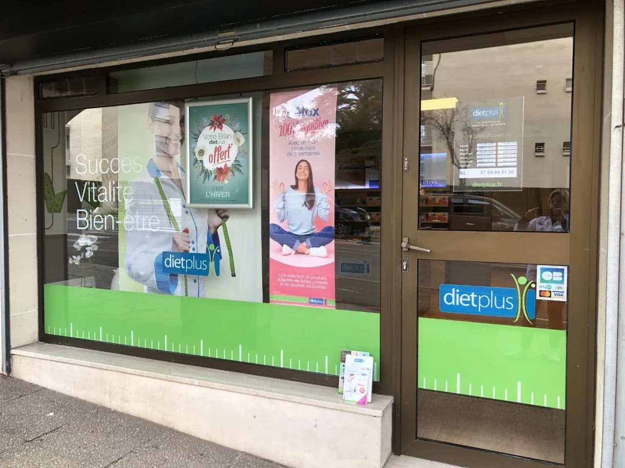 La devanture du centre Dietplus à Rambouillet